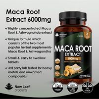 New Leaf Maca Root Tablets With Ashwagandha